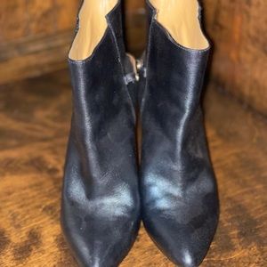 Leather ankle boots